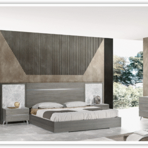 Jennifer Italia Victoria 2- Drawers Premium Nightstand In Light Gray