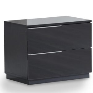 Warsaw 2-Drawer Nightstand Left, Grey